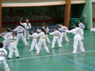 entrainement de tae kwon do