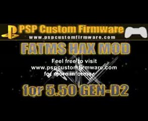 FATMS HAX MOD for 5.50 GEN-D2  for PSP
