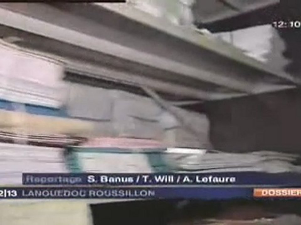 Journal de France3 Languedoc-Roussillon 12 mars 2009