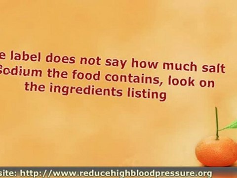 How To Lower Blood Pressure by Cutting Down The Salt