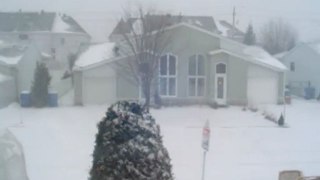 Premiere tempete de neige ,hiver 2009