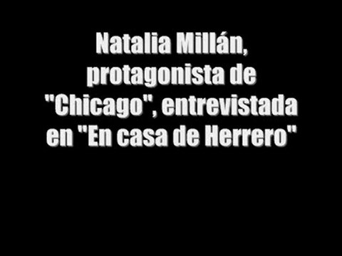 Natalia Millán entrevistada por Luis Herrero