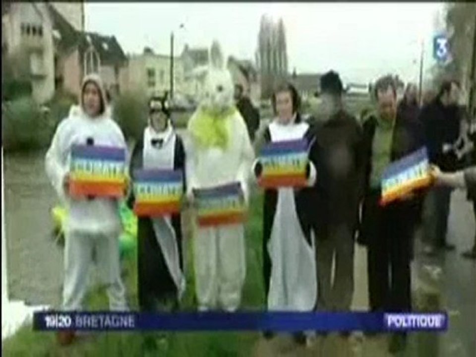Accueil des premiers réfugiés climatiques avec BRETAGNE E...