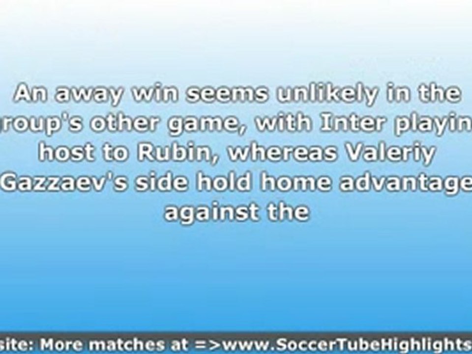 Dynamo Kiev vs Barcelona UEFA 9 December 2009