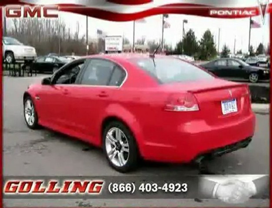 used 2008 Pontiac G8, Detroit, MI. offered by Golling GMC