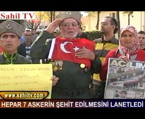 HEPAR VE GAZİLER TERÖRÜ LANETLEDİ