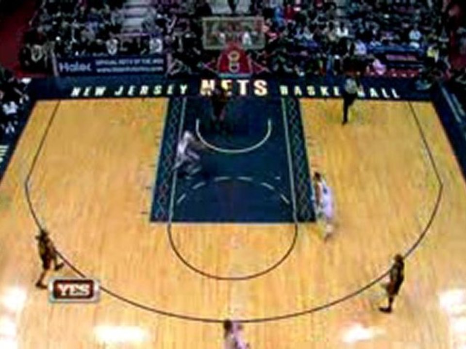 NBA Devin Harris steals the inbounds pass and gets the circu