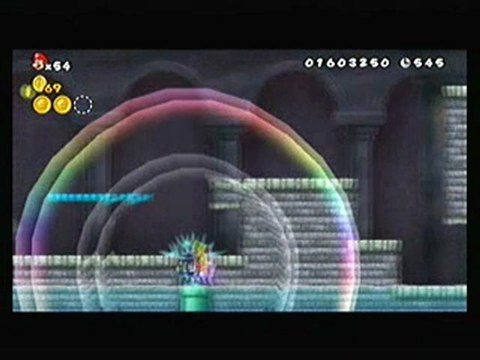 New Super Mario Bros.Wii W.T 9 Comme un poisson dans l'eau