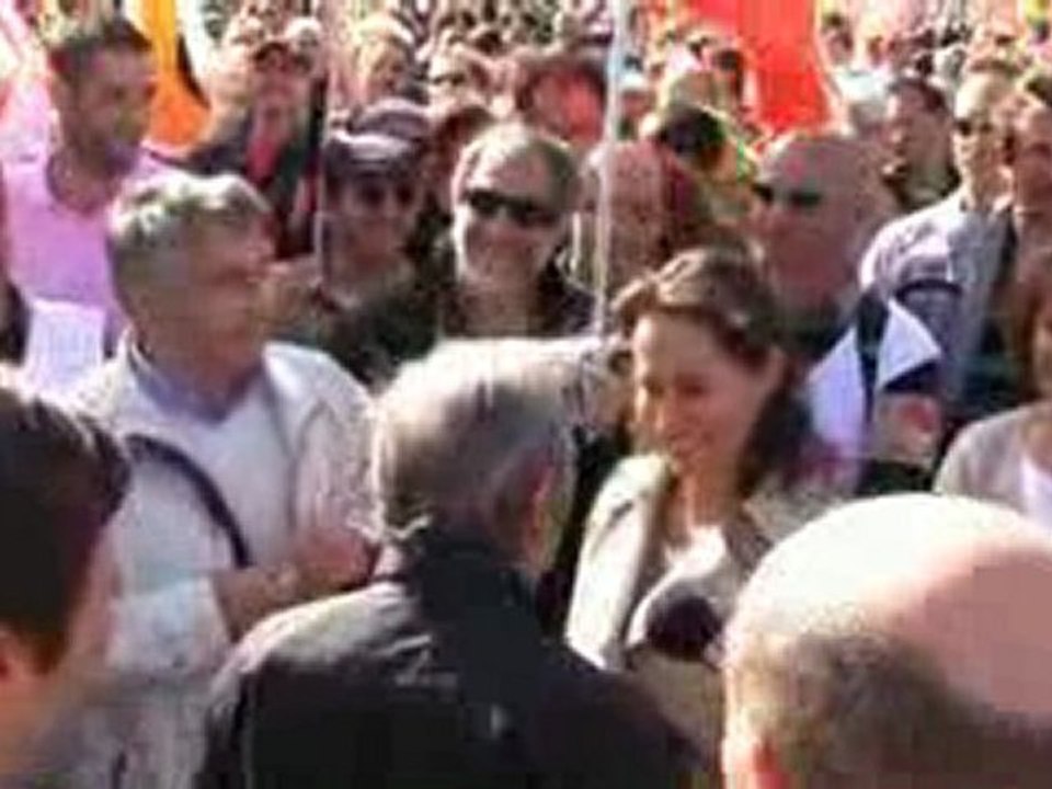 Ségolène Royal faisait partie du cortège de la manifestation