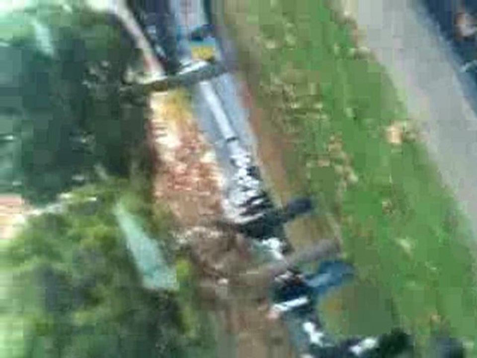 OM-PSG DIRECTION LE VELODROME AU DEPART DE LA GARE D'AUBAGNE