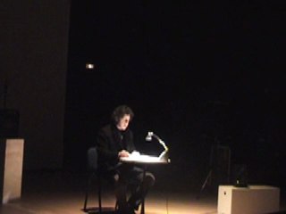 Philippe Beck lit des extraits de son recueil "Lyre dure"