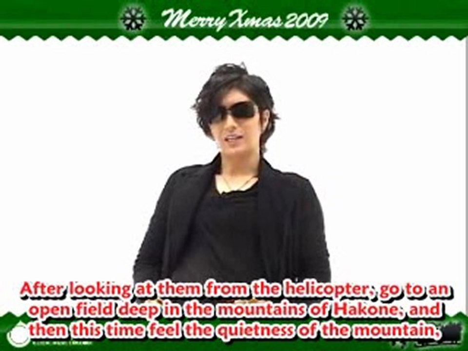 GACKT - Barks 2009 Christmas Message
