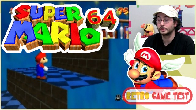 Super Mario 64 Nintendo 64 Retro Game Test.