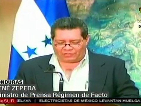 Zelaya y gobierno de facto difieren en condiciones