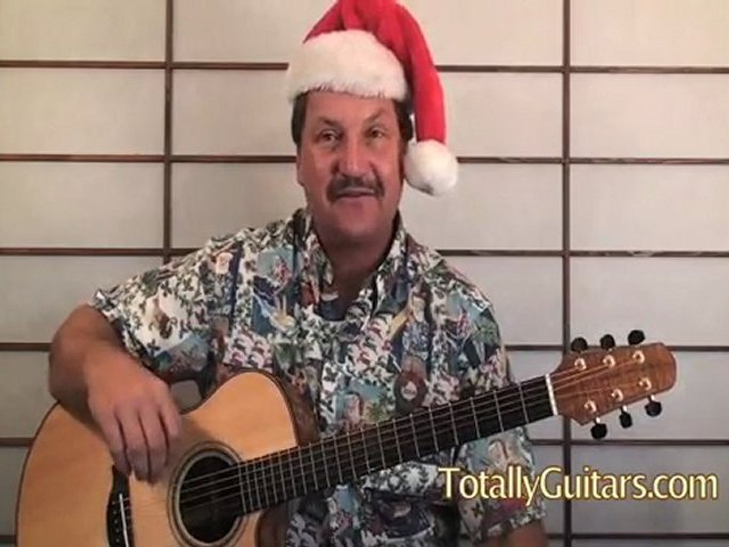 ⁣Christmas Holiday Acoustic Guitar Song Lessons