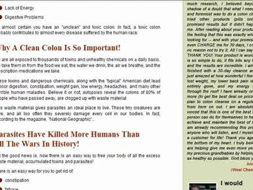 Colon Cleansing Formula - (Ultimate Colon Cleanse ...
