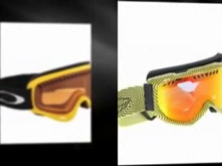 Yellow snowboard goggles