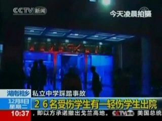 Восемь китайских школьников погибли в давке