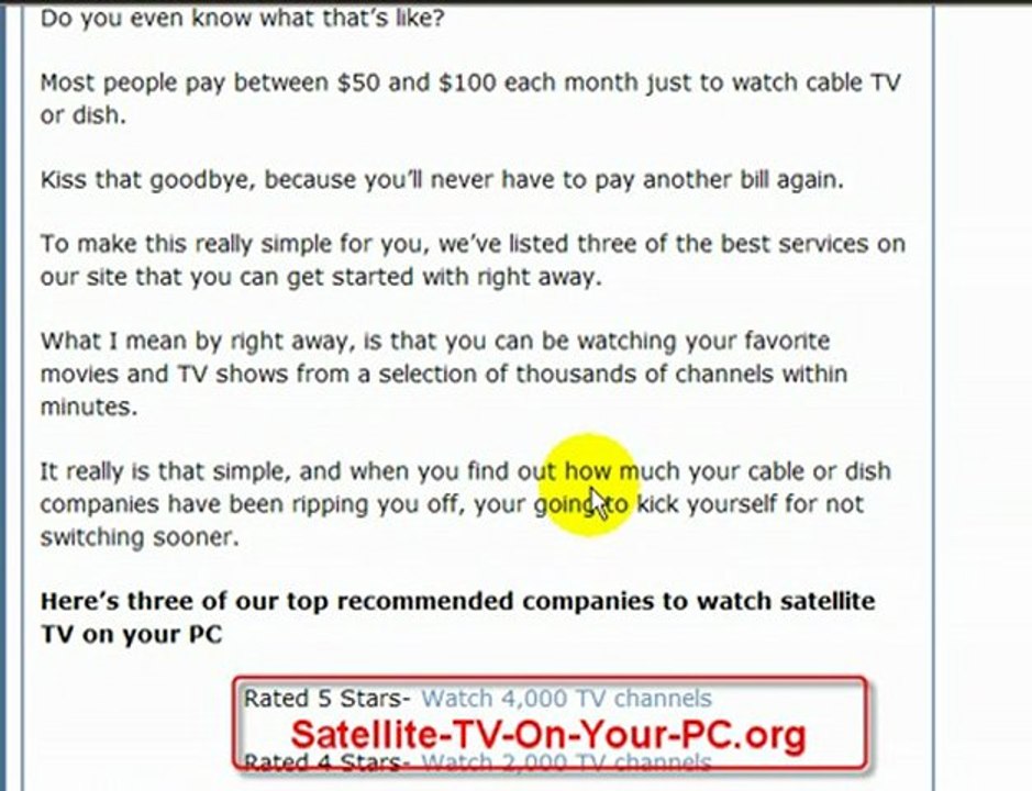 Cable TV and Dish Network Services  How to Save Hundreds of
