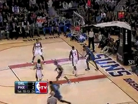 NBA Vince Carter hits a wide open Dwight Howard for the easy