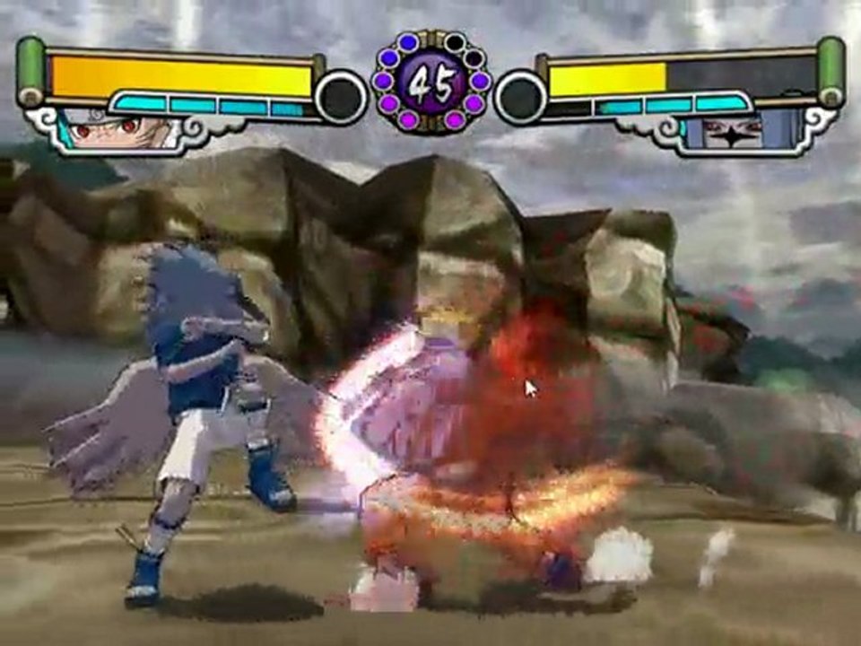 Naruto Gekitô Ninja Taisen! 4-Combat Naruto contre Sasuke