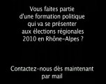 Elections Régionales 2010 - Rhône Alpes