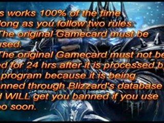 World of Warcraft Gamecard Duplicator
