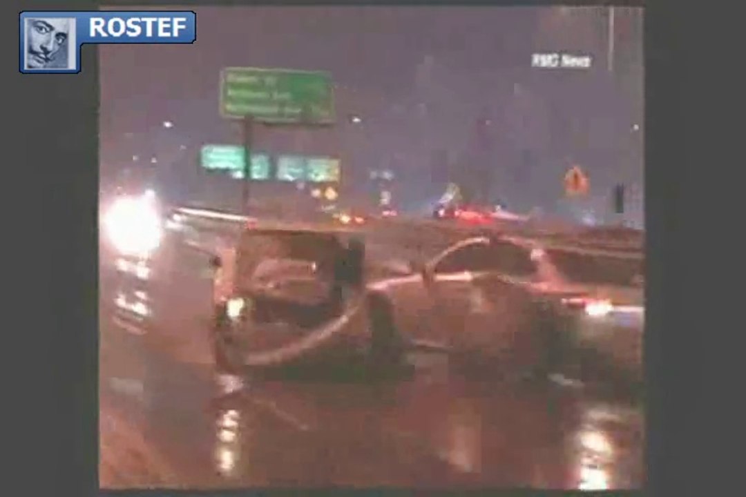 Crash test réel sur voie rapide