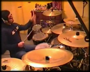drummer playing supermario theme