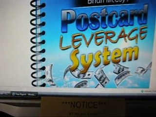 Postcard marketing (work from home)