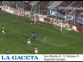 San Martín 1 - Sportivo Italiano 0