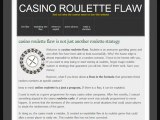 Roulette Strategy The Casinos Want Banned...