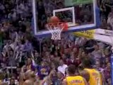 NBA Deron Williams flew by Jordan Farmar for the layup and a