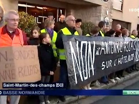 antenne relais de téléphonie mobile en question à Avranches