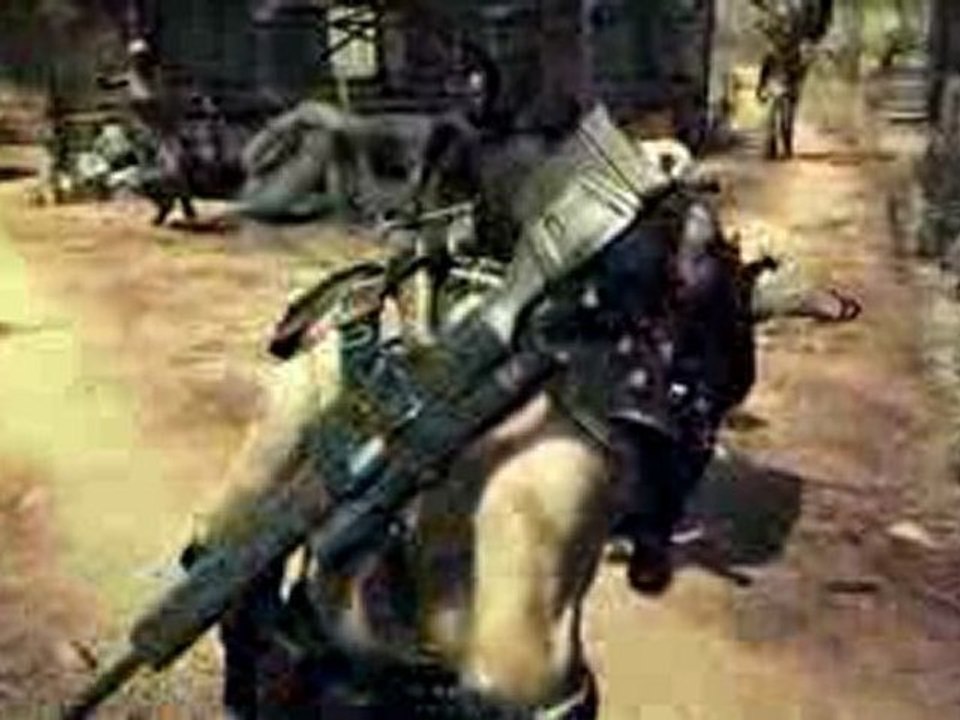 Resident Evil 5 : The Mercenaries Reunion gameplay movie - W