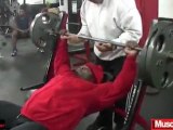 Road to the 2009 MrOlympia Kai Greene Trains Chest 1/2