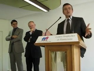 inauguration bâtiment polyvalent hôpital montereau : y.jégo