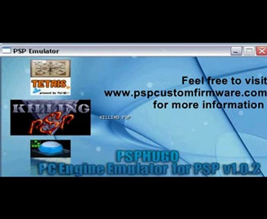 PSPHUGO Emulator