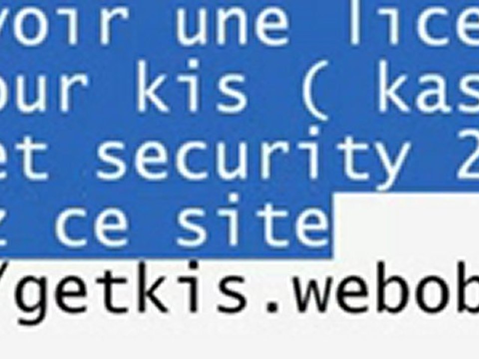 kis crak serial
