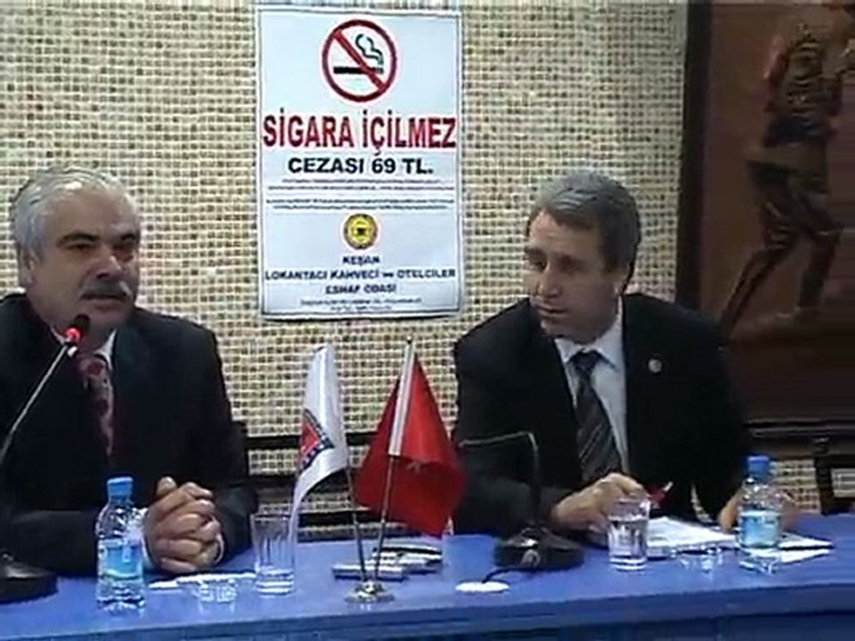 Keşan Belediye Başkanı Mehmet Özcan Toki Toplantısı