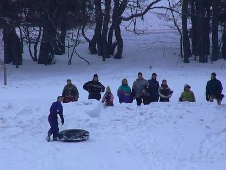 mon beauf et mon futur cousin a la neige
