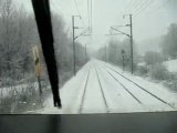 train fret par temps de neige