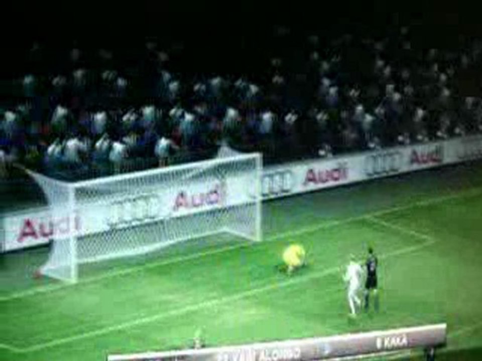 But de Kaka - PES 2010 le 12/12/09