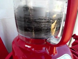 Food Processing a Clock in HD Wide Screen