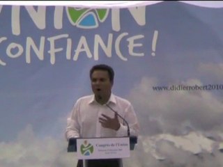 Didier Robert - Discours Congrès de L'union 3/4