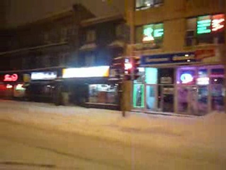 Neige 9 décembre Montréal