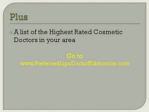 How To Find A Great Edmonton Laser Liposuction Doctor