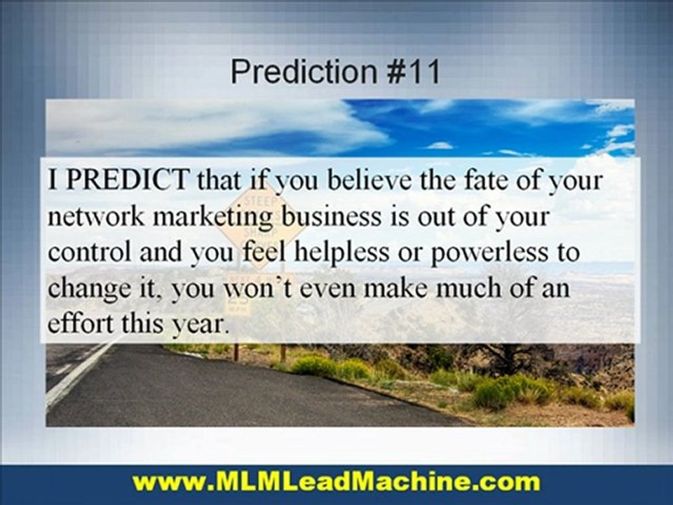20 MLM Predictions for You in the New Year