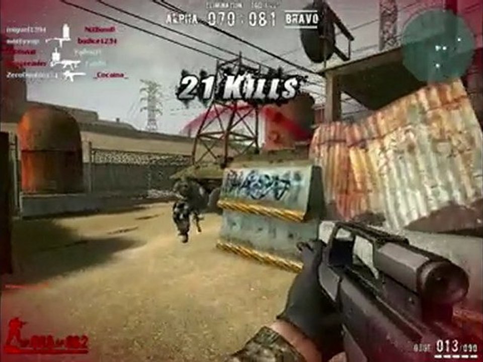 COMBAT ARMS MONTAGE-BLUESHIELD14 OWNAGE VIDEO #1 FOR D-M