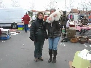 Anglet, vide-grenier, décembre 2009